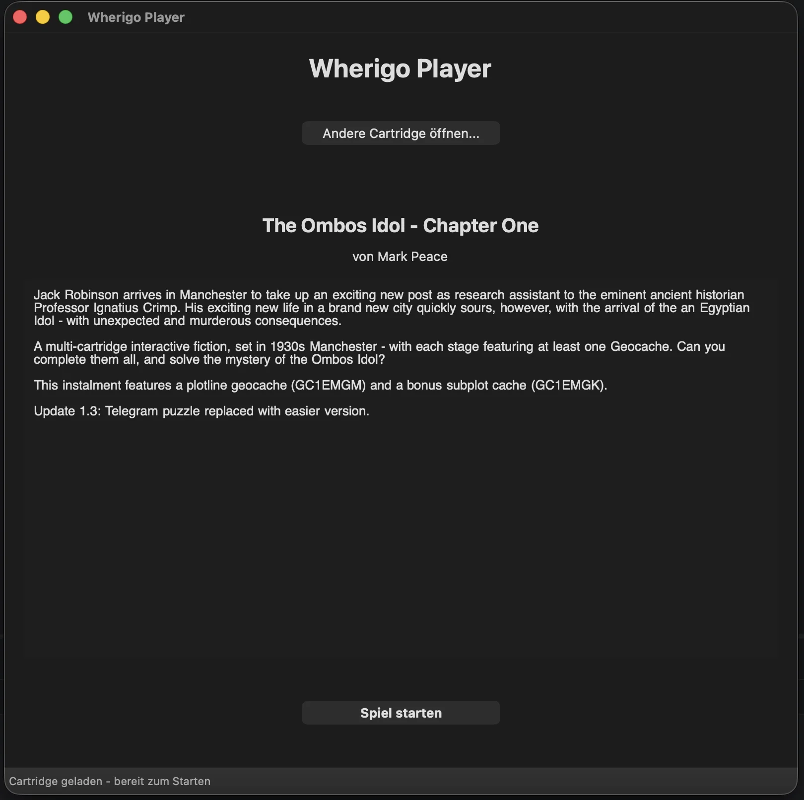 Start Screen